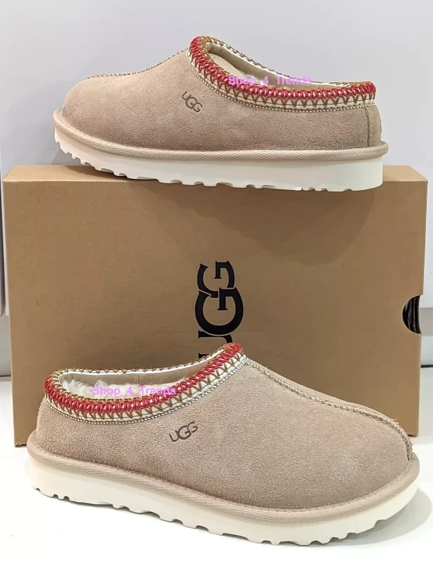 Tasman Braid Slippers Sand Dark Cherry